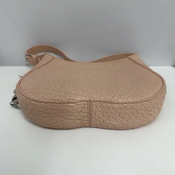 Burberry Leather Small Chess Baguette Shoulder Bag Purse Blush NWT $2190 Dust Ba - Picture 11 of 14